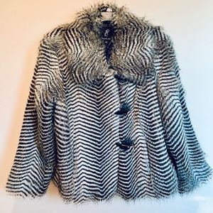 Rachel Zoe Coat - Faux Fur NBW